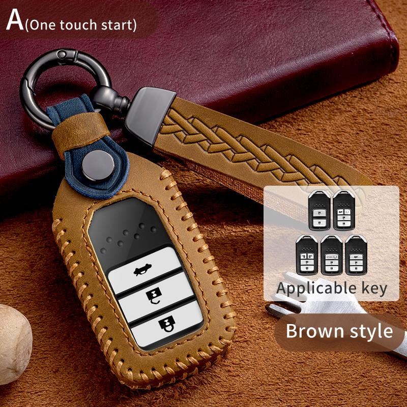 Fashion Auto Key Fob Cover Case Housing Remote Fit For Honda Hr-V Mpv Ex Odyssey Stepwgn Elysion Civic Fit Accord Pilot Crv Protector