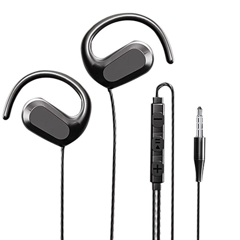 

Open Ear Wired Headphones 3.5mm/Type-C Air Conduction Earphones Not in Ear Sports Headset with Microphone for Running Learning