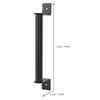 Carbon Steel Barn Door Handle Heavy Duty Pull Handle for Sliding Door Closet