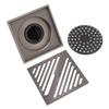 Square Shower Floor Drain Extra Thick Stainless Steel Bathroom Floor Drain for Home Kitchen