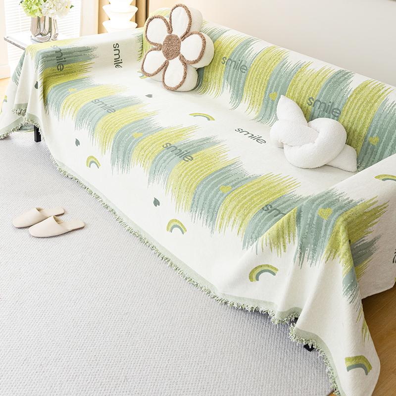 

Универсальный тканевый чехол для дивана Four Seasons, простая и современная новая подушка для дивана в гостиной, противоскользящее и пыленепроницаемое одеяло для дивана 180*130cm