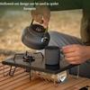 Outdoor Folding Table Portable Picnic Table Cassette Stove Table Steel Plate Spider Stove Table Camping Heat Insulation Table