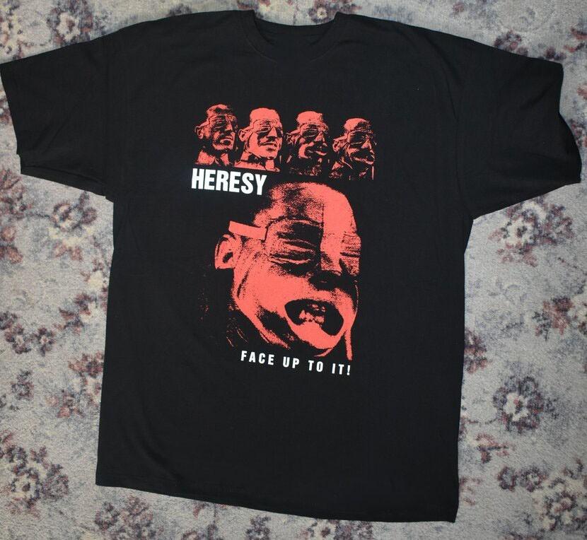 Heresy - Face Up To It  Shirt Unisex Concert S-5XL AR530 Unisex T-Shirt XXXL