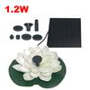 Lotus Solar Water Fountain Brushless Pump Floating Garden Fountain Solar Powered Fountain for Outdoor Bird Bath Pond Decoration