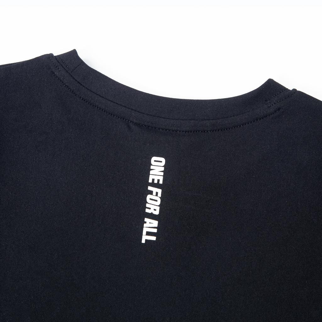 Molteu Signature Twin Logo Crop Top (Black)