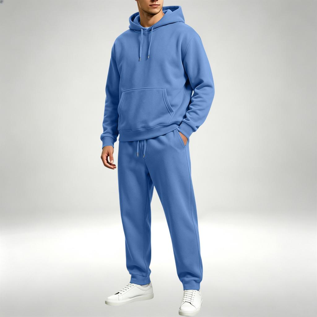Herren Pullover Hoodie Sweatshirt Set für sportliche Freizeitkleidung