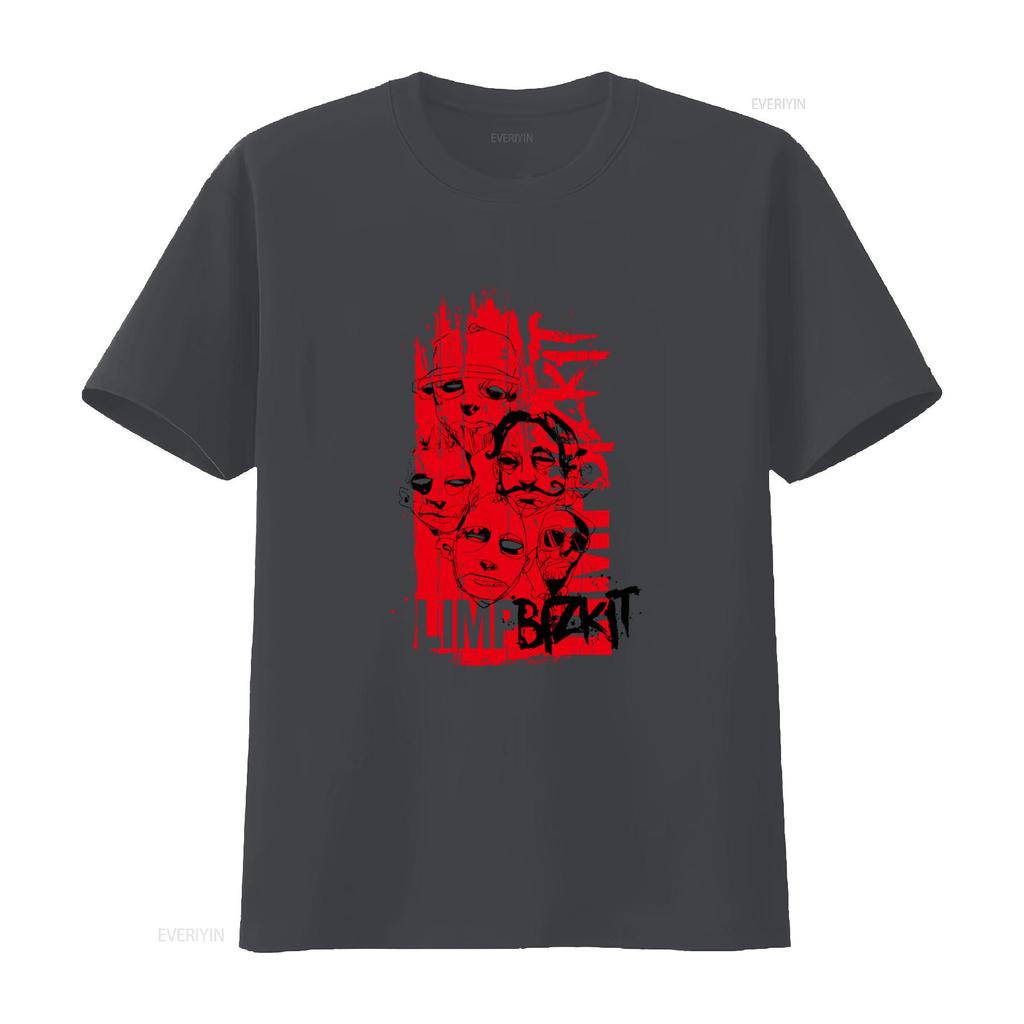 Vintage Limp Bizkit Family Forever Print T-Shirt Weiß LB 09 NH508 vintage Gewaschen Designerkleidung Grafik Dehnbar Vielseitig