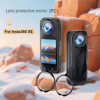 Lens Guards Anti-Scratch Lens Protective Cover Protective Lens Cap Cover for Insta360 X5 Camera