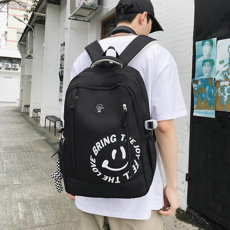 Schoolbag School Bag Girls College Students High School Students Large Capacity Computer Backpack 1011 New Middle School Student Printed Backpack