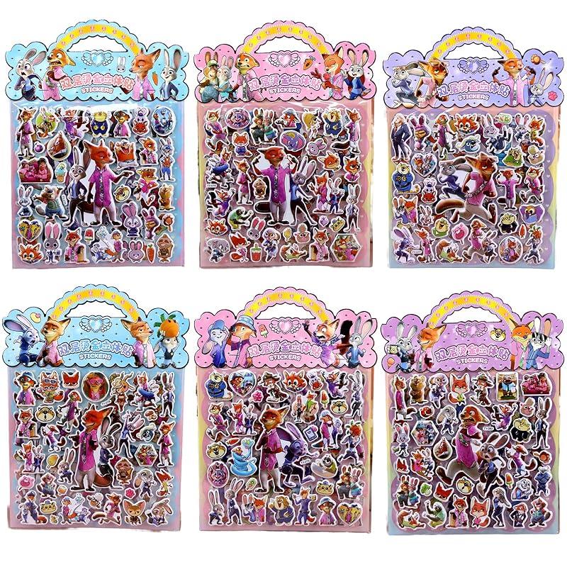 Luxury 5/10/20-piece random lucky bag featuring character 3D stickers. Perfect for planner decoration, DIY planners, character decorations,