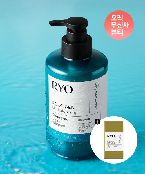 Шампунь для укрепления корней волос и кожи головы Ryo Root Gen Scalp Core Strengthening Cleansing Shampoo 515 мл NONE