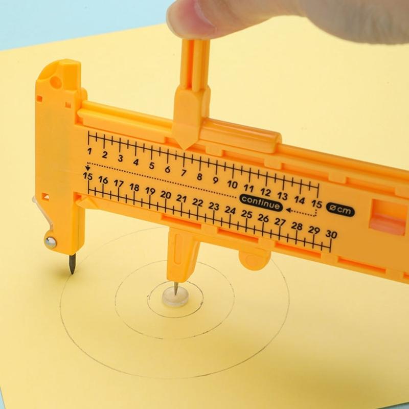 Round Cutter Compasses Cutter Adjustable Precise Circular Cutter Rotary Compasses Circle Cutter Circular Cutting Tool