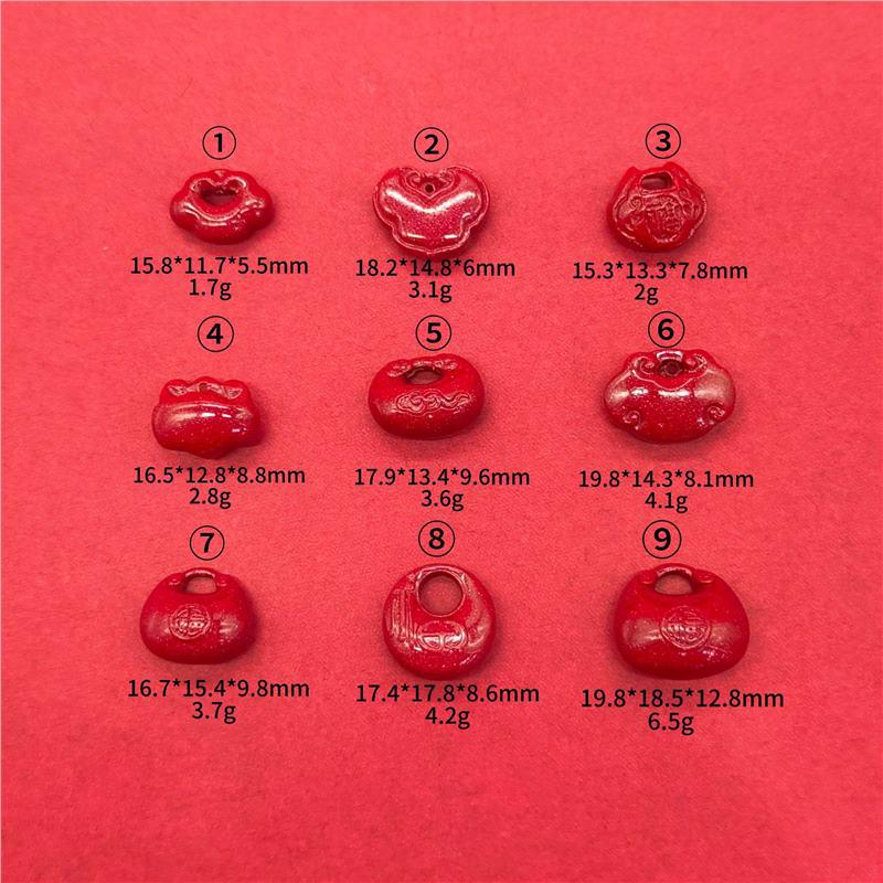 

Подлинный кулон-замок Жуи из фиолетового золотого песка для мужчин и женщин - подарок на год рождения или Новый год Size 1