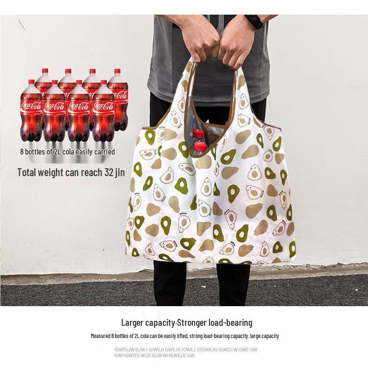 Snoopy Foldable Eco-friendly Large Waterproof Shopping Bag with Shoulder Strap