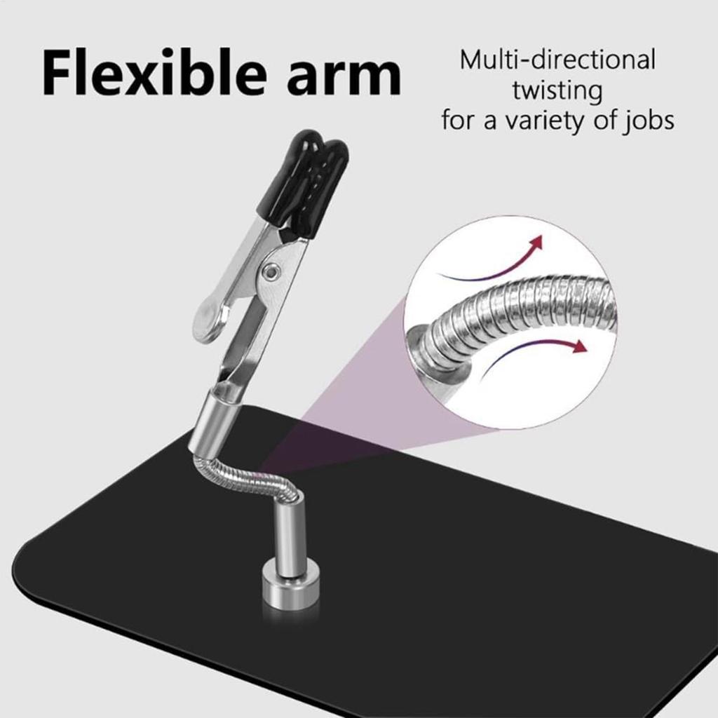 Helping Hands Electronics PCB Circuit Board Hands Wire Holder Clamps Rotatable For Electronics Hobbyists Work Station Jewelry