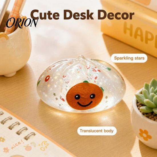 Birthday Gifts for Kids Glitter Bun Stress Relief Toy, Soft TPR Slow Rising Sensory Christmas Squeeze Balls Fidget Toy Anxiety Relief, Holiday Adults