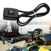 LED Backlit Motorcycle Toggle Switches Weather Resistant Plastic Quick Installation for Most Motorbikes And Scooters