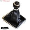 For Passat B6 B7 CC 2005-201 for Gear Shifter Knob with Dustproof Cover 5/6 Speed Gear Shift Knob Stick Gaiter Boot Frame Kit