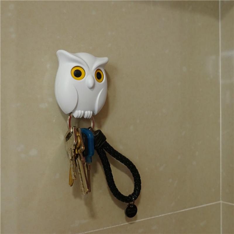 Brelok do kluczy z sową, wieszak na klucze, wieszak na klucze, wieszak na klucze, kreatywna dekoracja drzwi