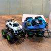 Mini Pull-Back Cartoon Car Keychain Pendant - Trendy Cool Toy Ornament & Claw Machine Gift