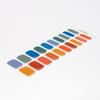 New Gel Nail Art Stickers French Finger Jumping Full-stick Nail Stickers Semi-curing Gel Nail Art Stickers