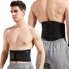 Adult Unisex Breathable Soft Polyester Adjustable Height Lumbar Support Brace with Basic Protection and Lower Back Pad