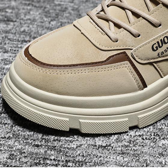 Pantofi de primăvară pentru bărbați, pantofi de muncă noi, respirabili, de mare ajutor, versatili pentru bărbați, pantofi de lucru anti-alunecare și rezistenți la uzură, pantofi de protecție a muncii pentru bărbați