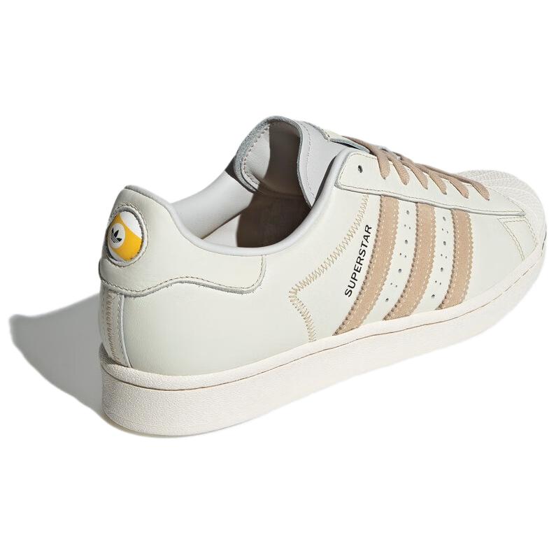 Adidas Originals Superstar Low-Top Sneakers Unisex Sneakers White Brown Gray IF1779