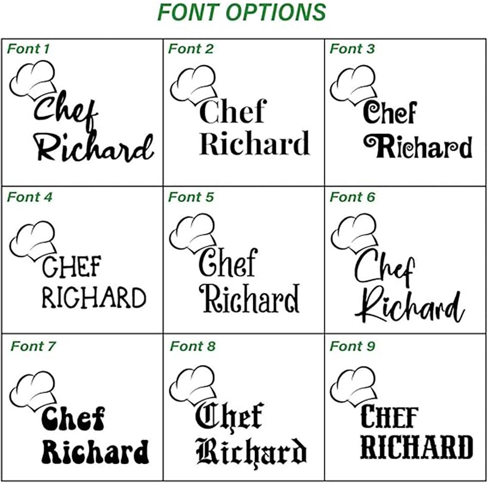 Specially d apron with name