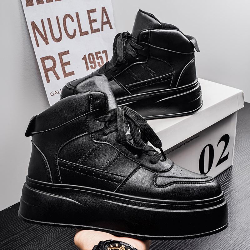 22 neue Frühjahrs- und Herbstmodelle mit dicker Sohle, atmungsaktiv, rutschfest und höhenverstellbare Freizeitsport-Muffin-Schuhe