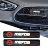 Nouvel emblème de calandre de capot avant de voiture Lumière LED Éclairage décoratif de calandre pour 2 3 4 5 6 7 8 323 626 CX-3 5 8 9 MS MX-5 30 RX-8 RS
