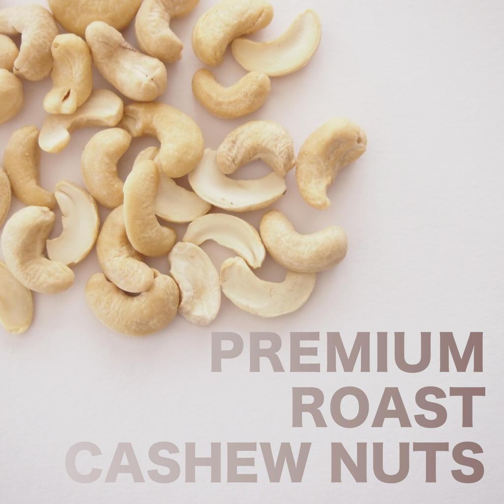 EBLIM Cashew Nuts 1kg Premium Unsalted No Additives Hotel Quality Snack Emergency Food Long Shelf Life No Processing Oil