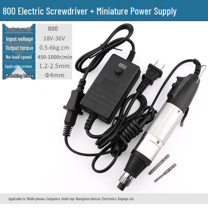 Electric Screwdriver Set 220V: Models 800, 801, 802 with Adjustable Speed and Torque