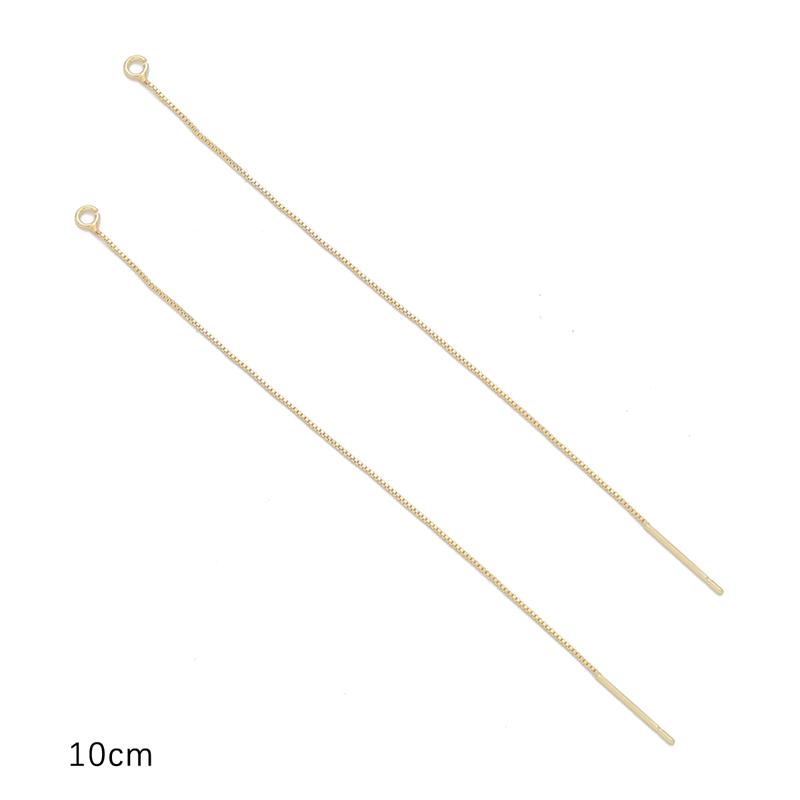 2 szt. Miedziany łańcuszek na naszyjnik DIY bransoletka kolczyki wyroby jubilerskie akcesoria rzemieślnicze