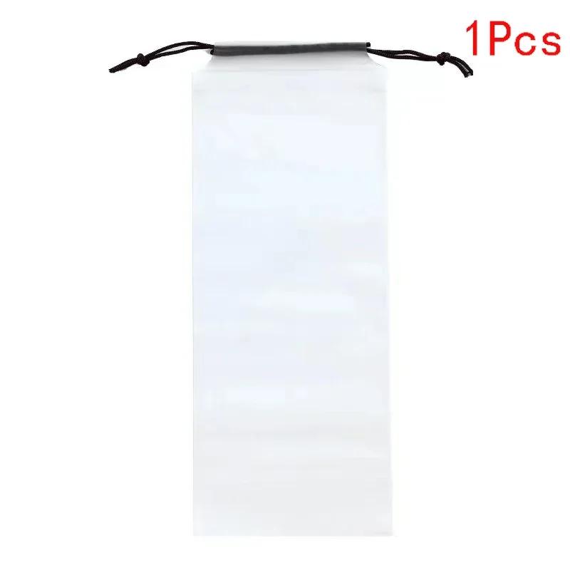 

Пластиковый пакет для хранения зонтика, матовый полупрозрачный многоразовый портативный чехол для хранения зонтика со шнурком, домашний органайзер для хранения