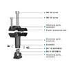 Motorbike Headlight Spot Light Handlebar Fork Mount Bracket Relocation Clamp CNC