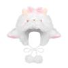 Lamb Ear Hat Women's Autumn and Winter Sweet and Cute Plush Hat Shows a Small Face and Keeps Warm Furry Ear Hat Tide