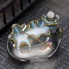 Double Fish Ceramic Backflow Incense Burner - Creative Home Decor Ornament