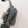 Simplified Letter Print Student Large Capacity Casual Backpack School For
