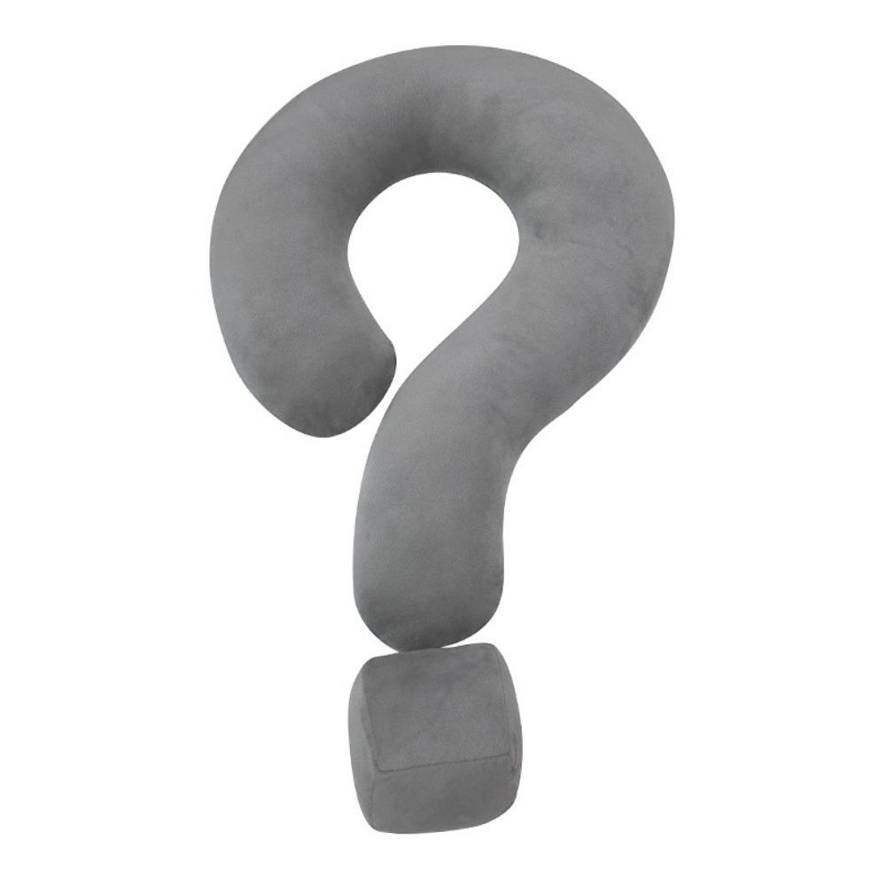 Soft Office Nap Pillow Skin-friendly Neck Support Funny Question Mark Cervical Pillow  Bedding