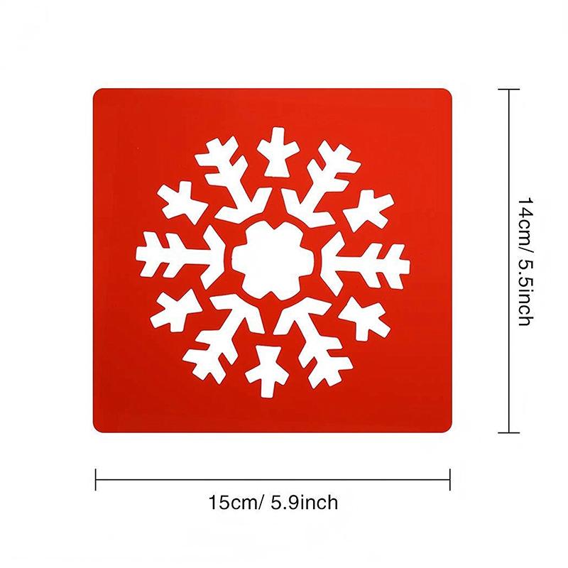 6PCS Hollow Out Painting Template Washable Reusable Plastic Graffiti Ruler DIY Paint Tool Creative Craft Drawing Accessories ZYF