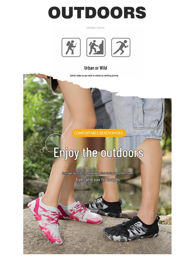 Unisex szybkoschnące antypoślizgowe buty na plażę i rzekę: Oddychające, Wodoodporne do Pływania, Snorkelingu i Aktywności na Świeżym Powietrzu