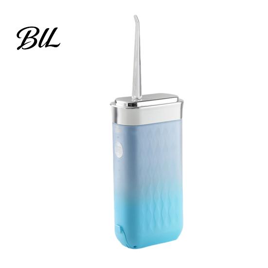 Cordless Oral Irrigator for Travel Water Flosser, 3 Modes, 4 Jet Tips, 180ml Tank, Portable Tongue Cleaning Tool Dental Irrigator, Retractable