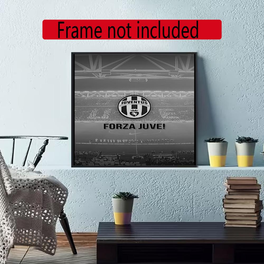 Juventus 5D Diamond Painting Round Diamond Rhinestones Mosaic Diamond Embroidery Wall Paintings Rhinestones Gift Frameless