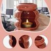 Bruciatore di oli essenziali Portacandele a lumino Artigianato Profumato Cera da sciogliere Ceramica Essenziale per SPA
