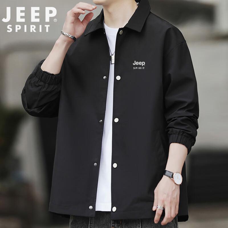 JEEP SPIRIT Men's Autumn Outdoor Windproof Jacket