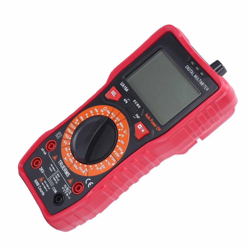 UA19A Digital Multimeter Handheld Current Voltage Resistance Capacitance Meter 20V 1000V