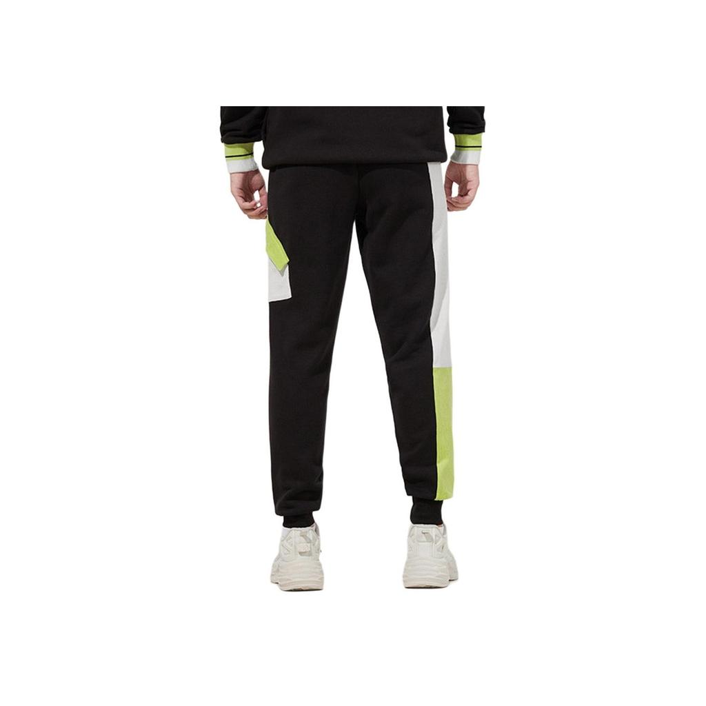 Puma Retro Side Stripe Pocket Knit Joggers Men Bottoms Black 534684-01