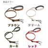 Beanspet Dog Double Double Snap Padded for and Large for and Escape Prevention Leash, Lock, Hook, Leather, 1.2m Length, Adjustable, Handle, Small,