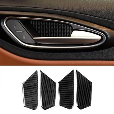 4 τεμ. για Alfa Romeo Giulia 2017- Διακοσμητικά Καλύμματα Κυπέλλου Πόρτας Αυτοκινήτου Αυτοκόλλητα Τριμ Αξεσουάρ Εσωτερικού Αυτοκινήτου Ανθρακονήματα